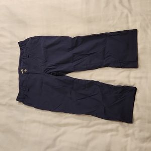 Duluth Trading Co Navy Capris